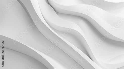 White abstract minimalistic design