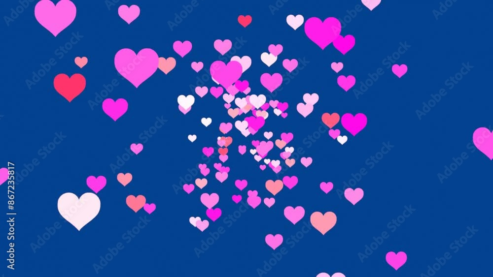 16 seconds of pink and white love hearts flying out of a light blue background hd video 1920 1080 animation, valentine concept
16 seconds of pink and white love hearts flying out of a light blue background hd video 1920 1080 animation, valentine concept