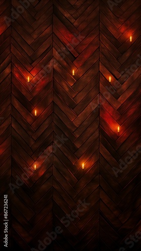 Herringbone Material Structure Background - Generative AI