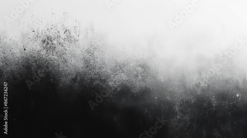 elegant black and white gradient with grainy noise texture monochrome website header background © 0221
