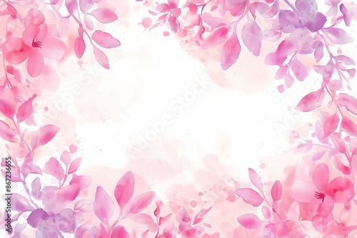 Serene Watercolor Botanical Bliss