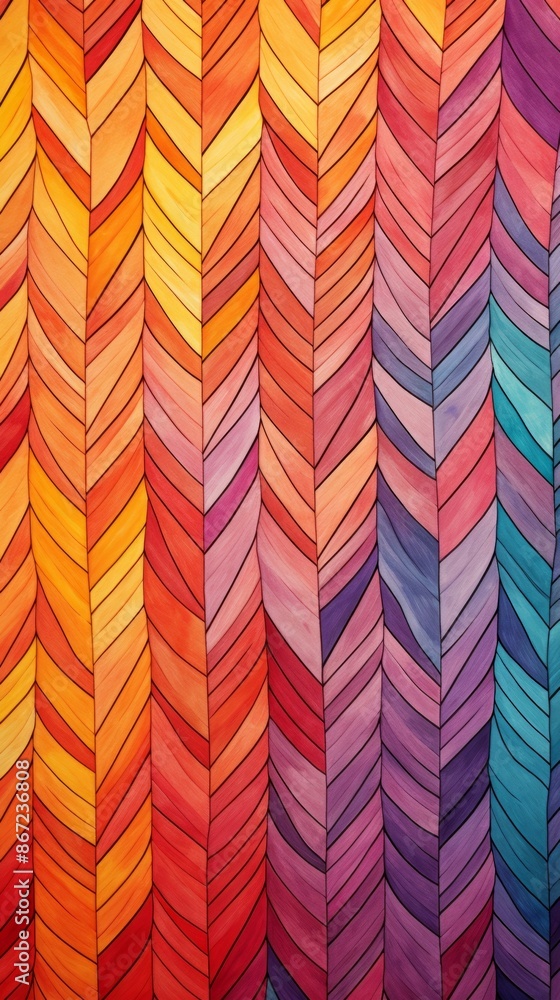 Herringbone Material Structure Background - Generative AI Herringbone Material Structure Background - Generative AI