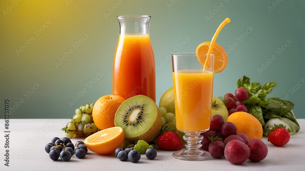 fruit juice and fruits fruit juice and fruits