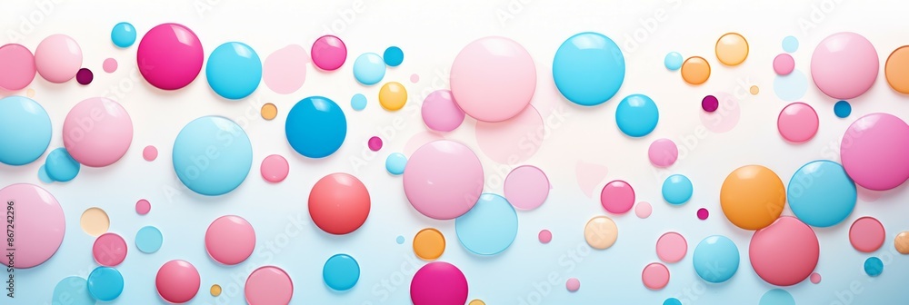 Polka Dots Material Structure Background - Generative AI Polka Dots Material Structure Background - Generative AI