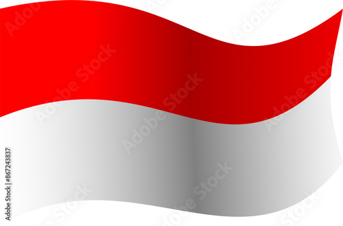 Red and white flag illustration vector Free Download Red and white flag illustration vector - GFXLoad