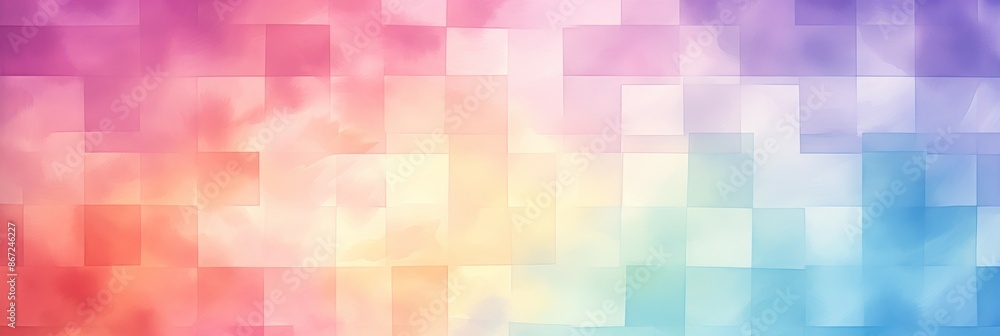 Plaid Material Structure Background - Generative AI Plaid Material Structure Background - Generative AI