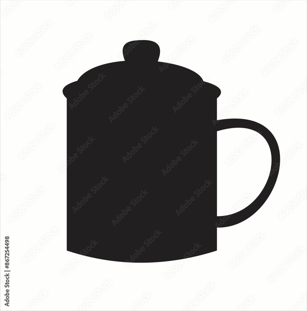 Obraz premium Simple teapot design vector illustration