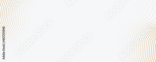 Abstract vector background with orange wavy lines. EPS10