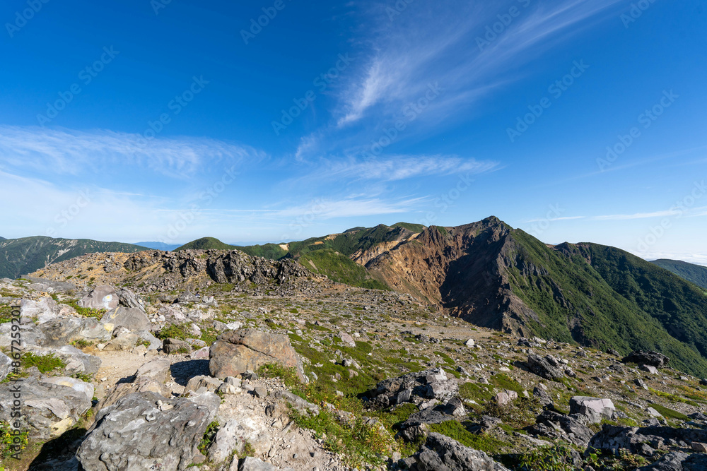 Naklejka premium 初秋の那須岳