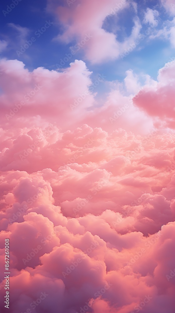 Clouds Material Structure Background - Generative AI Clouds Material Structure Background - Generative AI