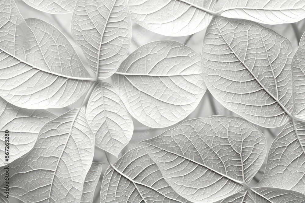 Obraz premium Leaves Material Structure Background - Generative AI