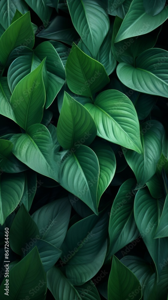 Leaves Material Structure Background - Generative AI Leaves Material Structure Background - Generative AI