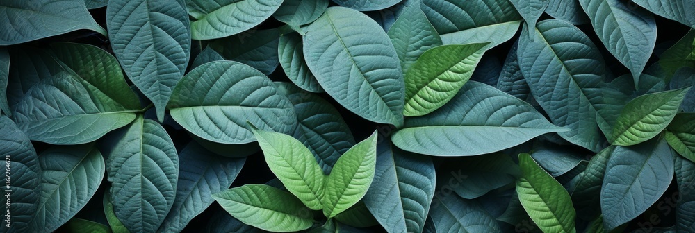 Leaves Material Structure Background - Generative AI Leaves Material Structure Background - Generative AI