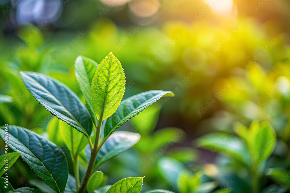 Green leaves background.
Green leaves background.