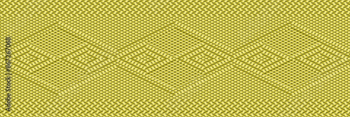 Hypnotic Yellow Spheres Pattern
