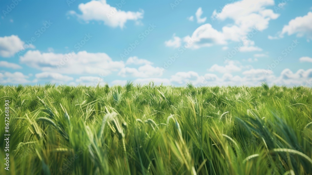 The sunny green meadow The sunny green meadow