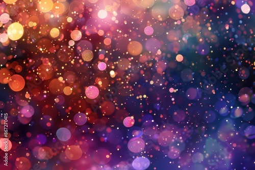 abstract bokeh lights background photo
