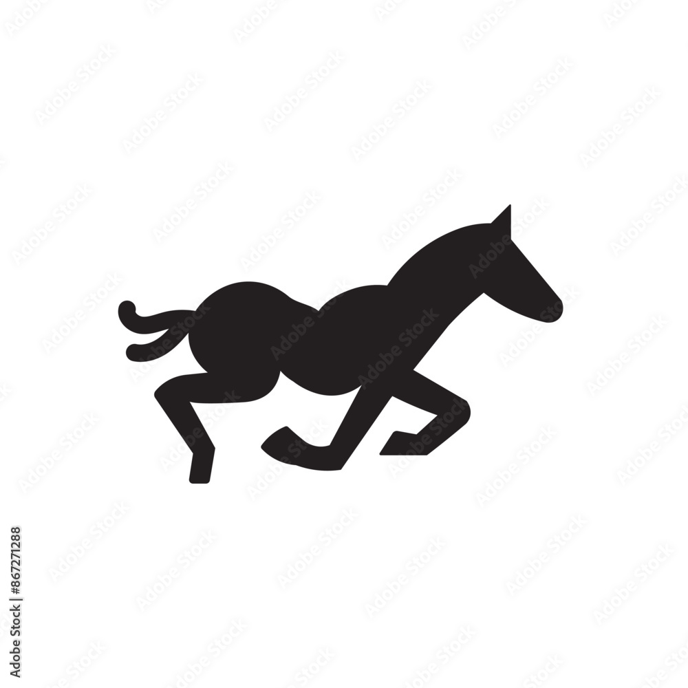 silhouette of a horse silhouette of a horse