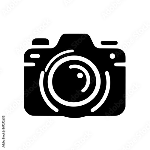 Camera photograph vector illustration isolated