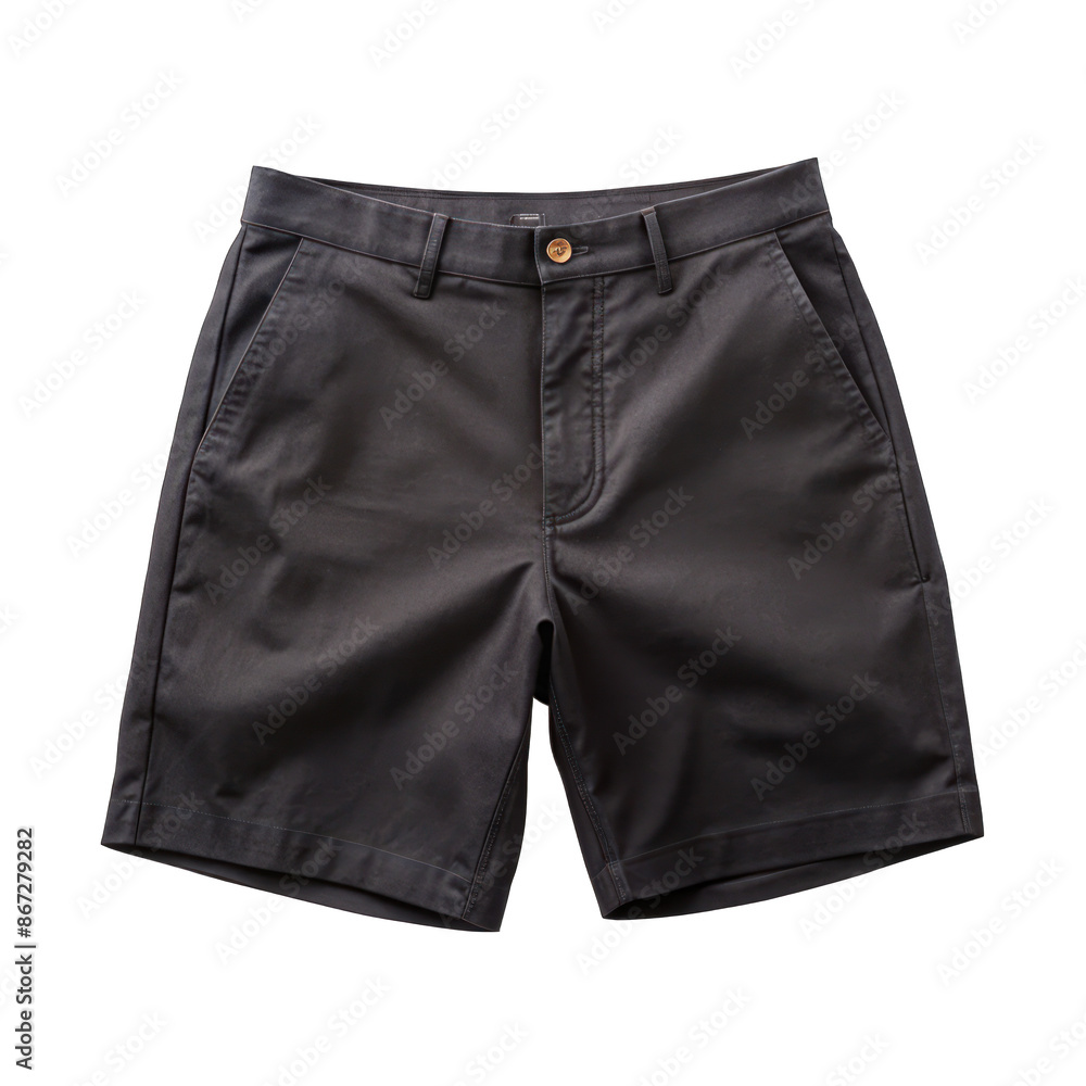 Black shorts isolated on transparent background Black shorts isolated on transparent background