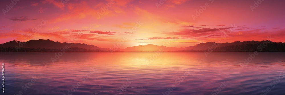 Fototapeta premium Sunset Material Structure Background - Generative AI