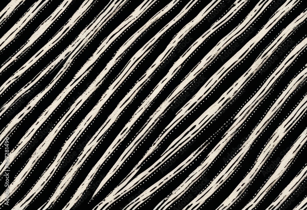 Fototapeta premium A black and white striped background with a grunge texture