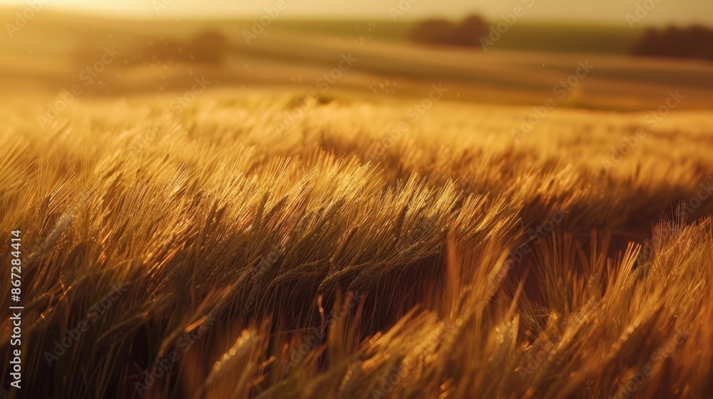 The golden wheat field The golden wheat field