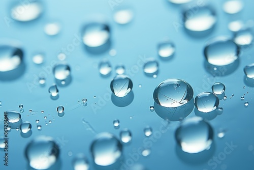 Wallpaper Mural Raindrops on Glass Material Structure Background - Generative AI Torontodigital.ca