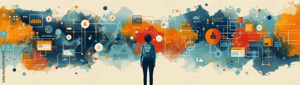 Innovative social media ad campaign illustration with creative visuals and comprehensive data, ultra-high resolution Innovative social media ad campaign illustration with creative visuals and comprehensive data, ultra-high resolution