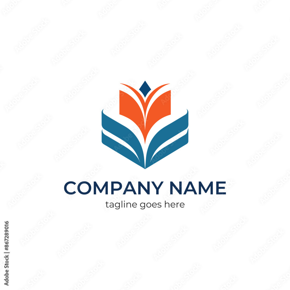 Fototapeta premium Education and Graduation Logo Design Vector