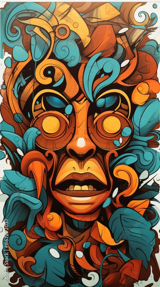 Graffiti Material Structure Background - Generative AI Graffiti Material Structure Background - Generative AI