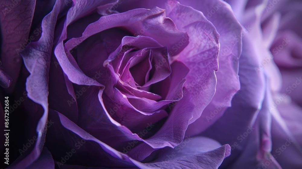 Naklejka premium Background of stunning purple rose macro