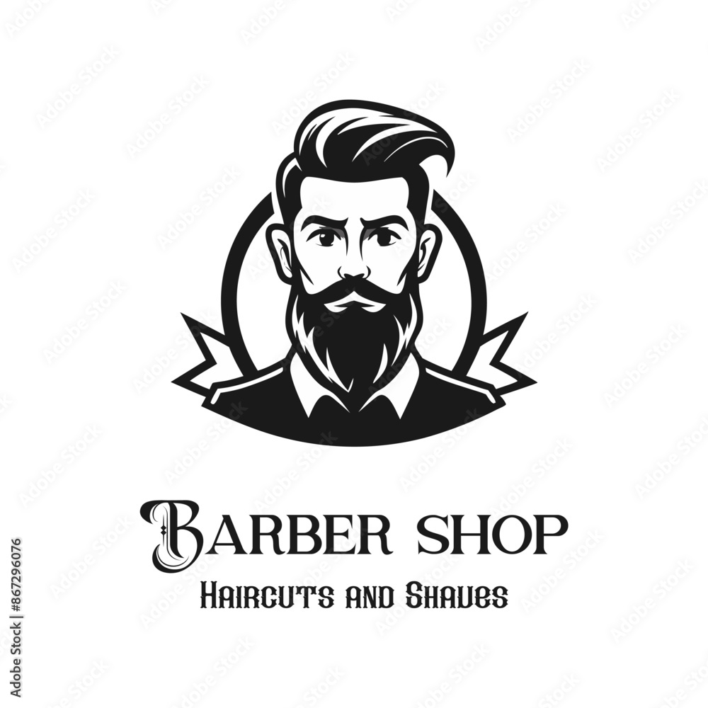 barbershop vector luxury desi... barbershop vector luxury desi...