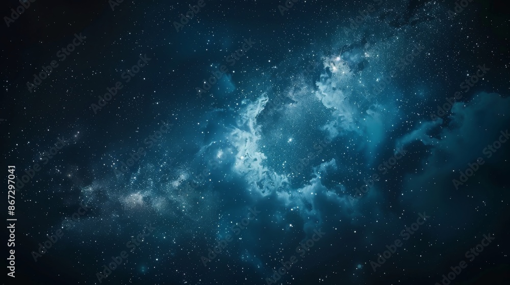 Celestial Tapestry: A Cosmic Nebula in the Night Sky Celestial Tapestry: A Cosmic Nebula in the Night Sky