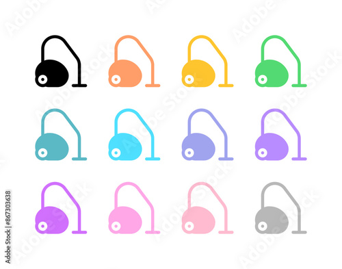 Editable vacuum cleaner vector icon. Part of a big icon set family. Perfect for web and app interfaces, presentations, infographics, etc