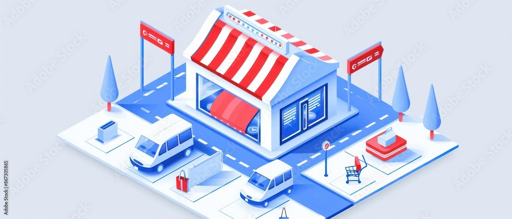 A digital landscape showing retargeting efforts effectively turning initial interest into customer loyalty A digital landscape showing retargeting efforts effectively turning initial interest into customer loyalty