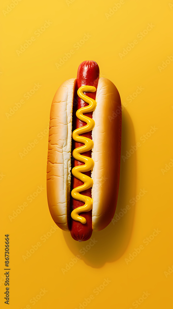 3d rendering of a hot dog bun 3d rendering of a hot dog bun