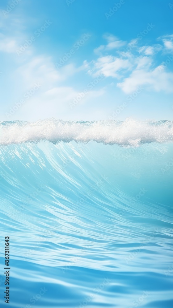 Waves Material Structure Background - Generative AI Waves Material Structure Background - Generative AI