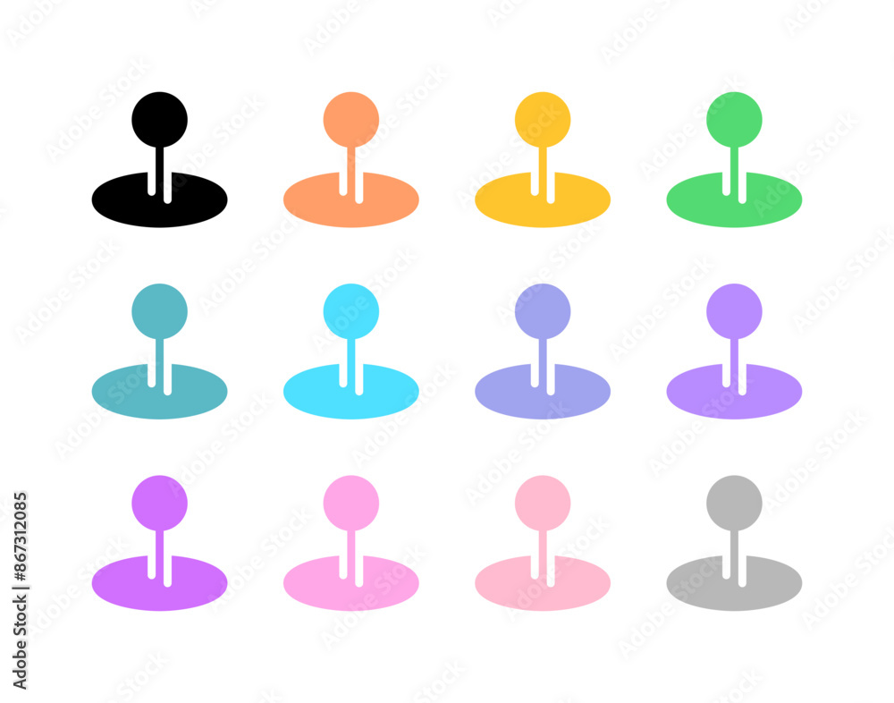 Editable location point vector icon. Map, location, navigation. Part of a big icon set family. Perfect for web and app interfaces, presentations, infographics, etc Editable location point vector icon. Map, location, navigation. Part of a big icon set family. Perfect for web and app interfaces, presentations, infographics, etc