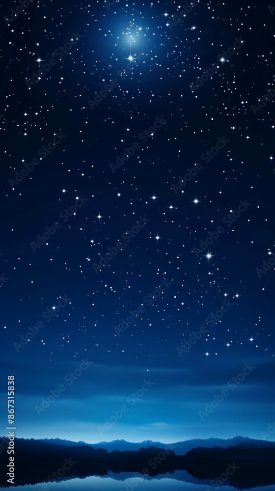 Starry Sky Material Structure Background - Generative AI Starry Sky Material Structure Background - Generative AI