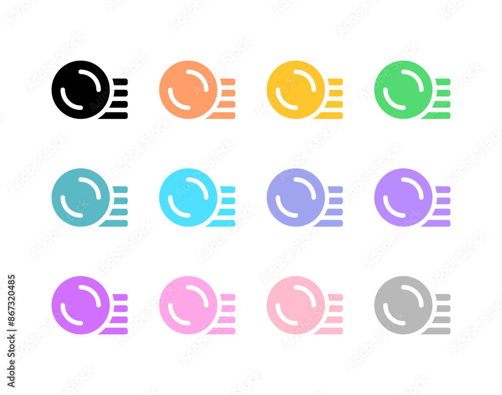 Editable money, coin stack vector icon. Part of a big icon set family. Perfect for web and app interfaces, presentations, infographics, etc Editable money, coin stack vector icon. Part of a big icon set family. Perfect for web and app interfaces, presentations, infographics, etc