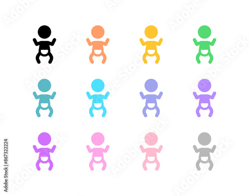 Editable baby, nursing room vector icon. Part of a big icon set family. Perfect for web and app interfaces, presentations, infographics, etc