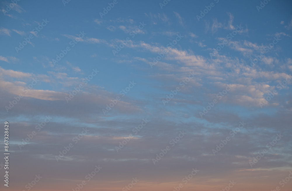 Blue sky after rain,. Beautiful Cumulus clouds flying across the sky, Blue sky after rain,. Beautiful Cumulus clouds flying across the sky,