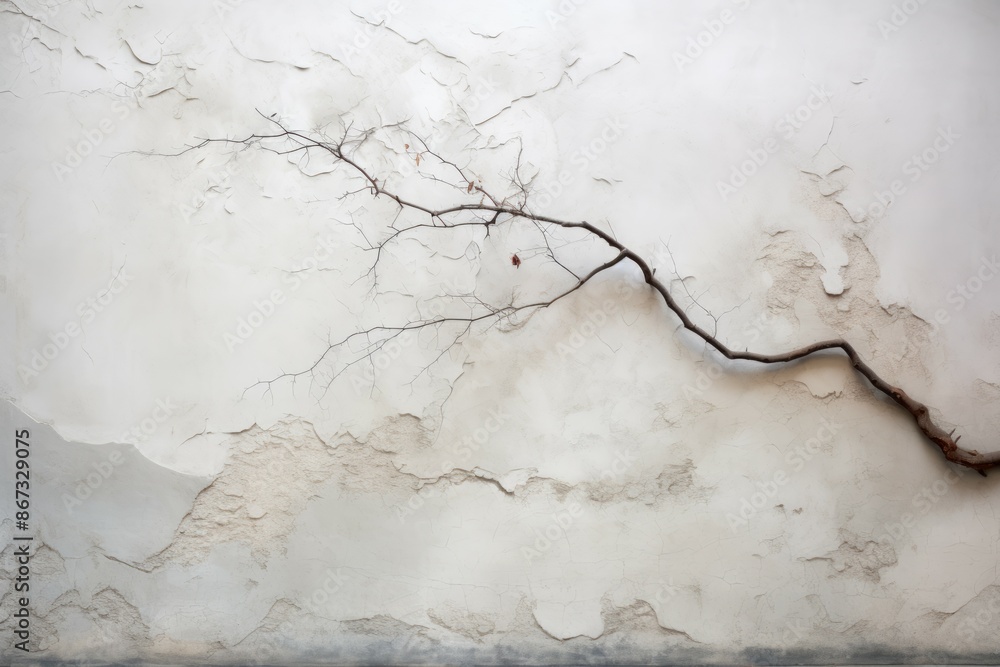 Obraz premium Stucco Material Structure Background - Generative AI