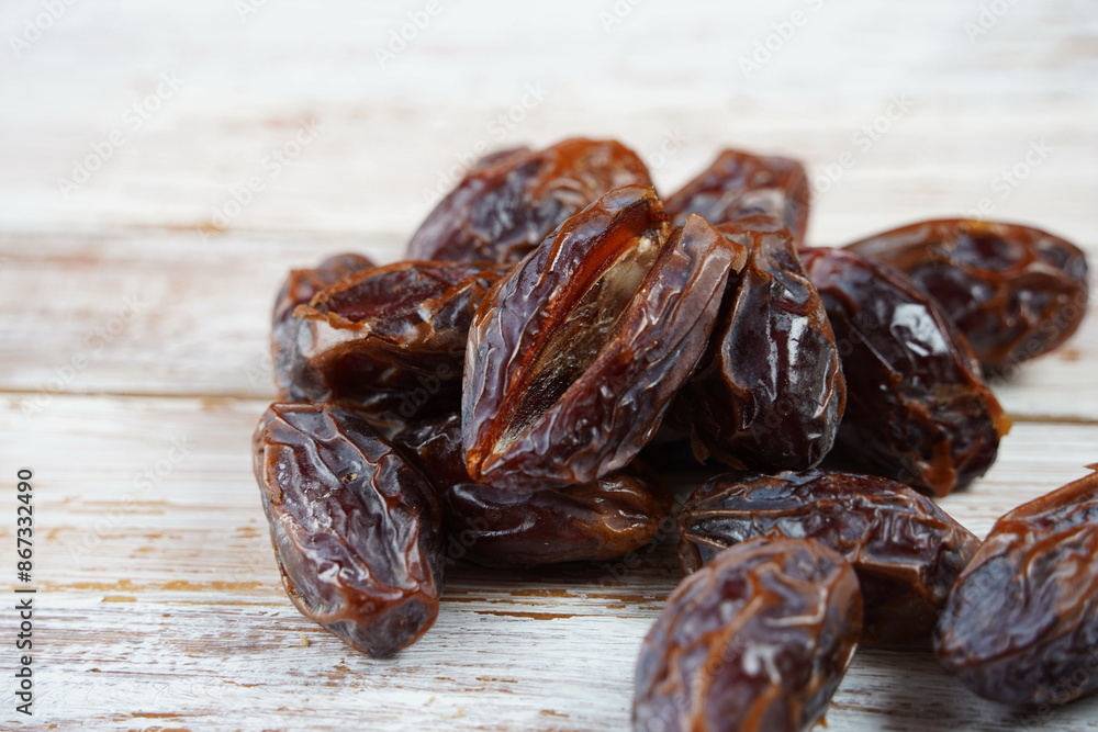 Dried date palm fruits or kurma, ramadan food Dried date palm fruits or kurma, ramadan food