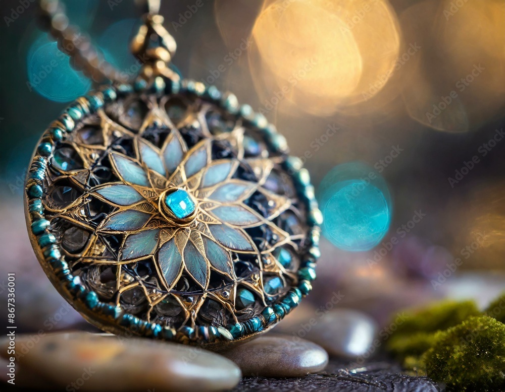 Obraz premium Magiczny talizman tło