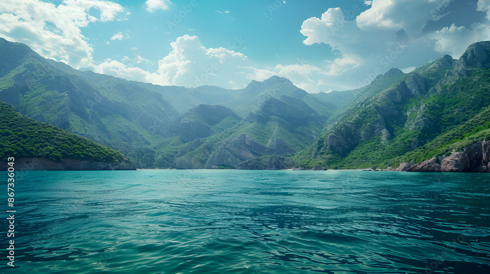Obraz premium lake in the mountains