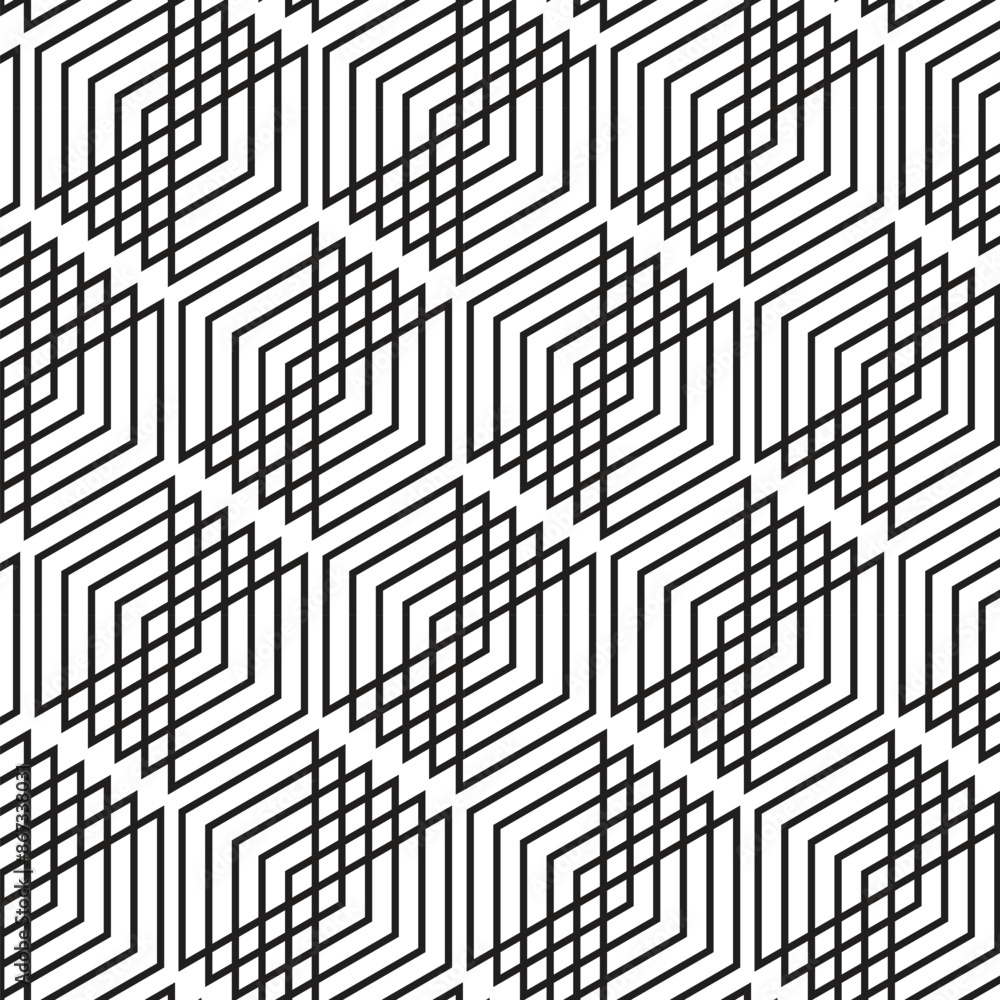 Abstract vector seamless pattern and swatches oriental line texture on white background wallpaper geometric diagonal fabric waves set of design elements Abstract vector seamless pattern and swatches oriental line texture on white background wallpaper geometric diagonal fabric waves set of design elements