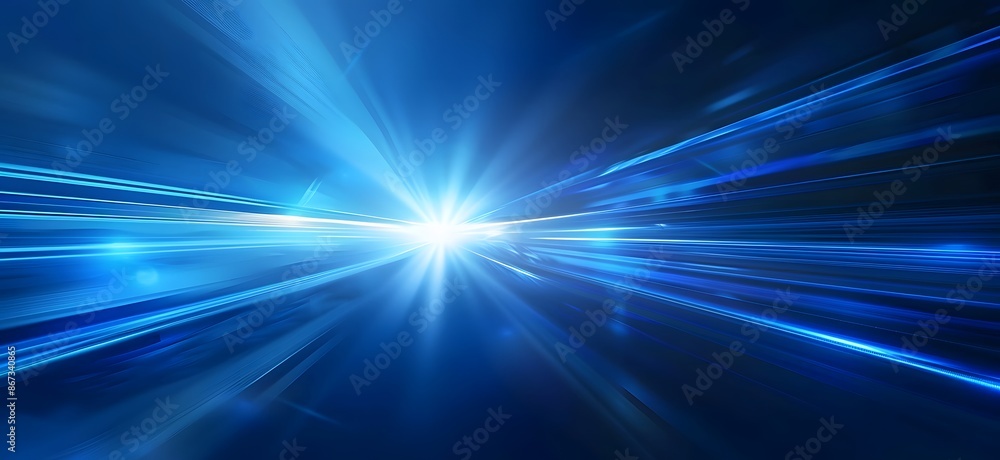 A calm blue light background with mystery and bright rays A calm blue light background with mystery and bright rays