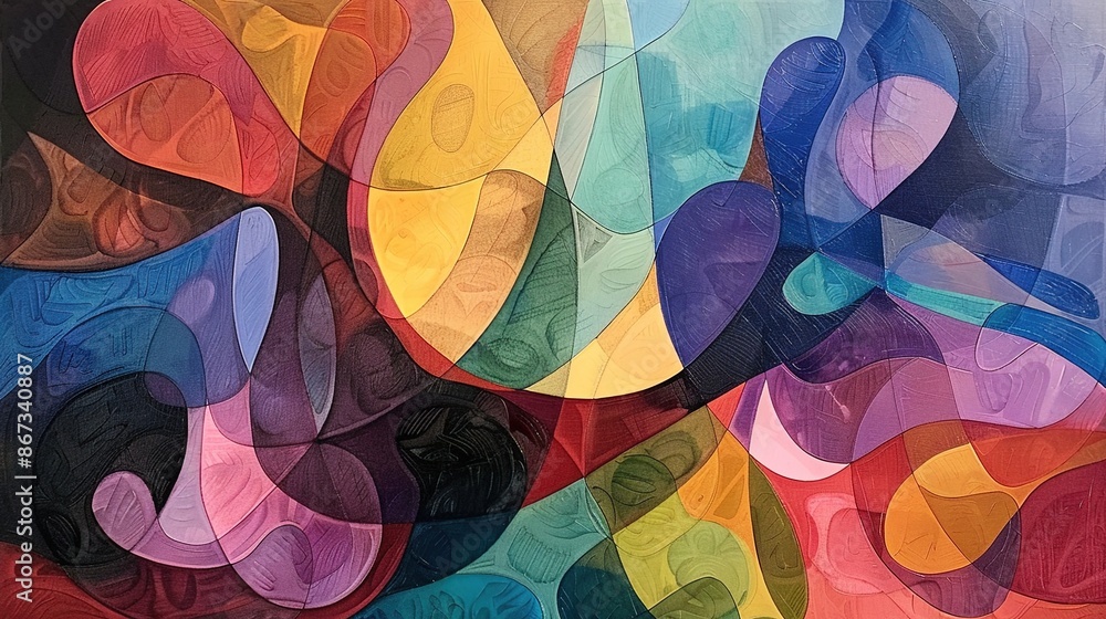 Serene Symmetry: Harmony in Flowing Abstract Forms Serene Symmetry: Harmony in Flowing Abstract Forms